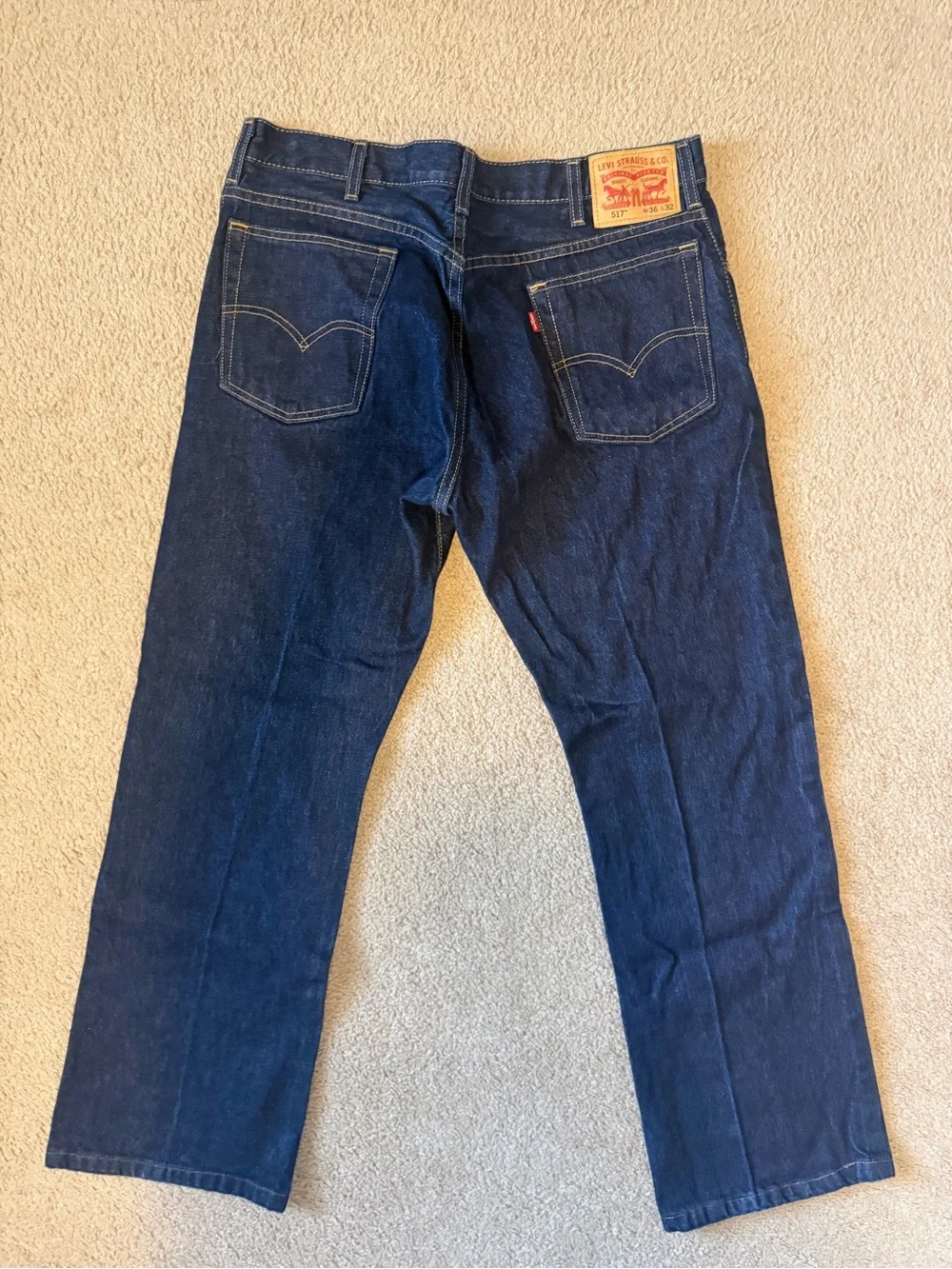 Levi's Indigo Blue 517 Boot Cut Jeans